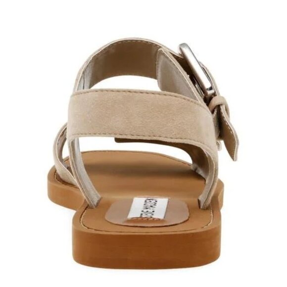 Steve Madden Santo Sling Back Sandals Sand Suede (Size 8) - Picture 4 of 8